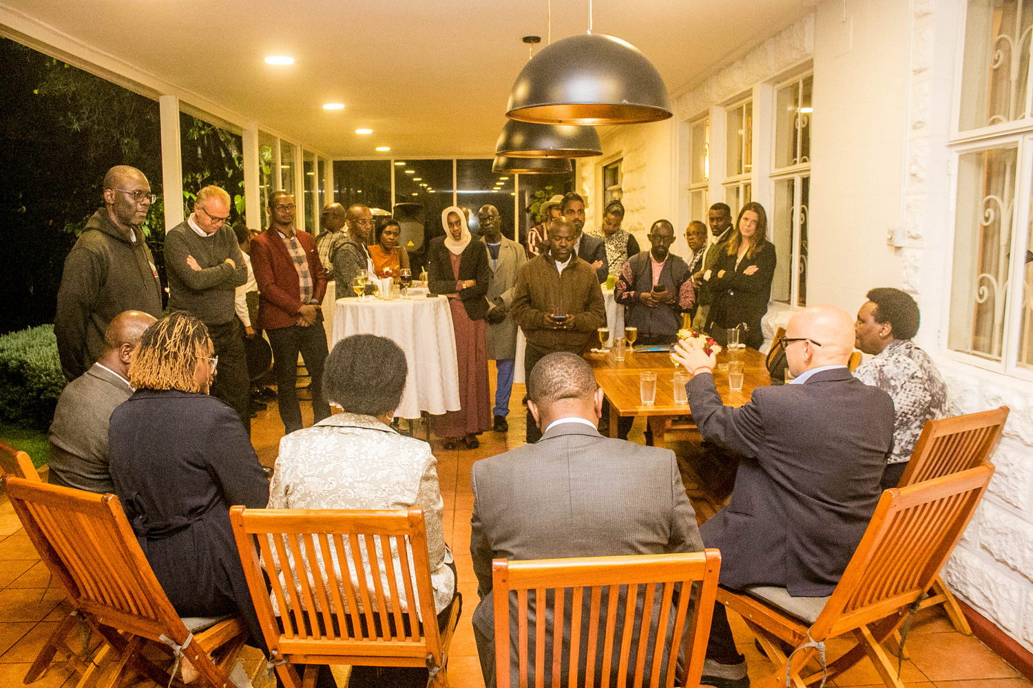  Architecture, Building, Dining Room, Dining Table, Furniture, Indoors, Room, Table, People, Person, Adult, Male, Man, Chair, Restaurant, Crowd, Face, Head, Fun, Party, Anastase Murekezi, Septima Poinsette Clark