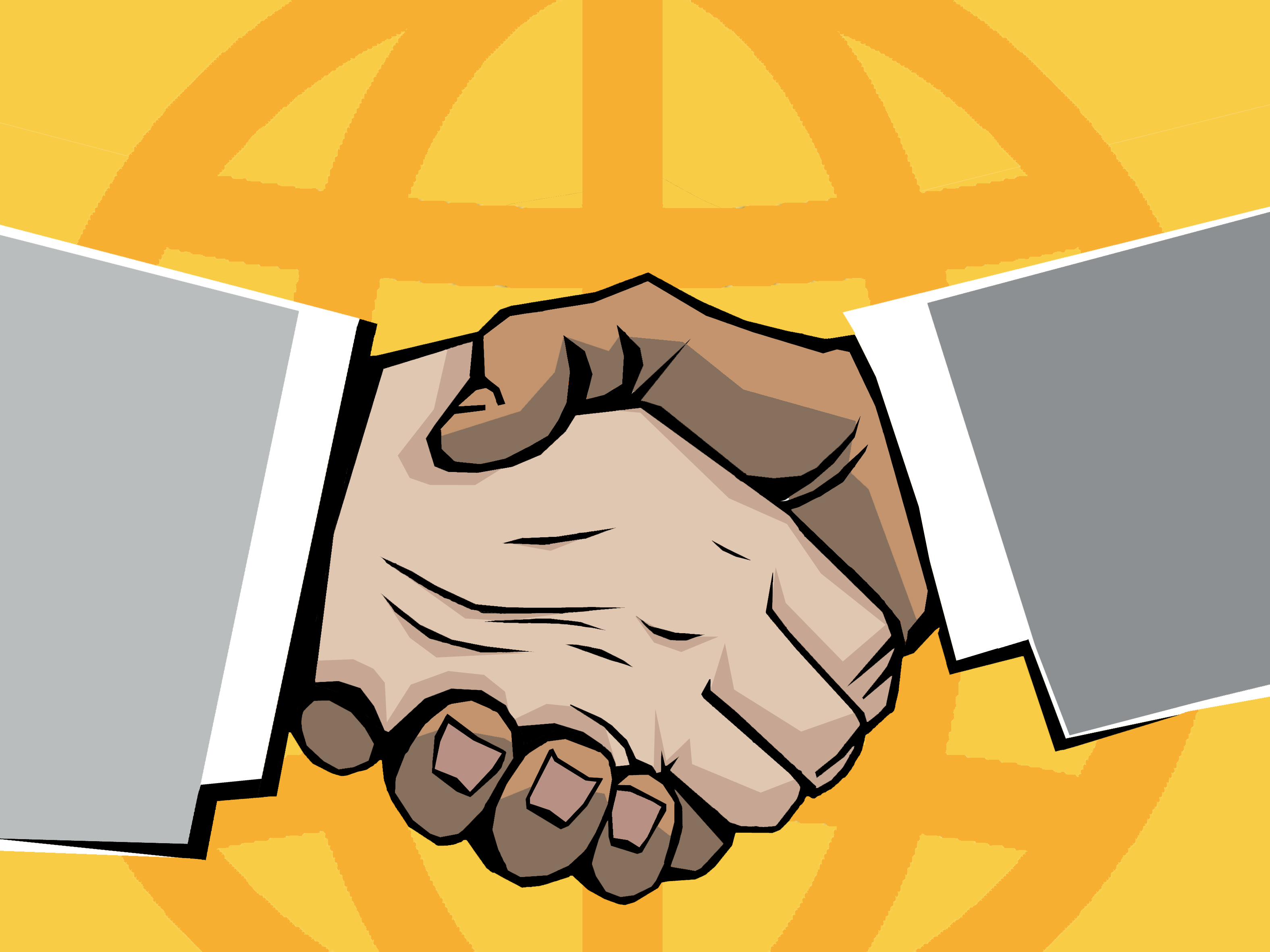 Core concepts of diplomacy 3 Negotiations - handshake