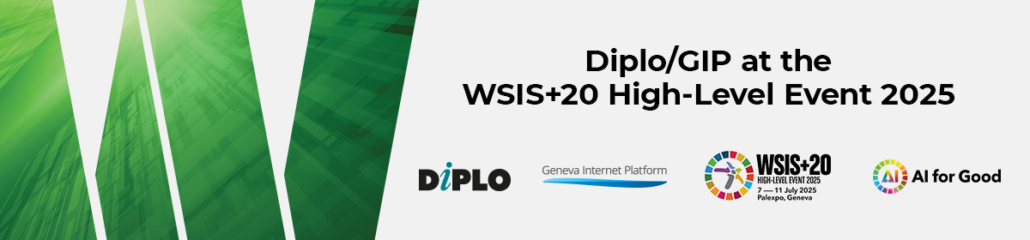 Diplo/GIP at AI for Good Global Summit 2 Logo, Advertisement, Poster, Art, Graphics