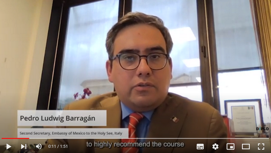 Alumni Reviews 245 Pedro Ludwig Barragán Diplo Academy alumnus